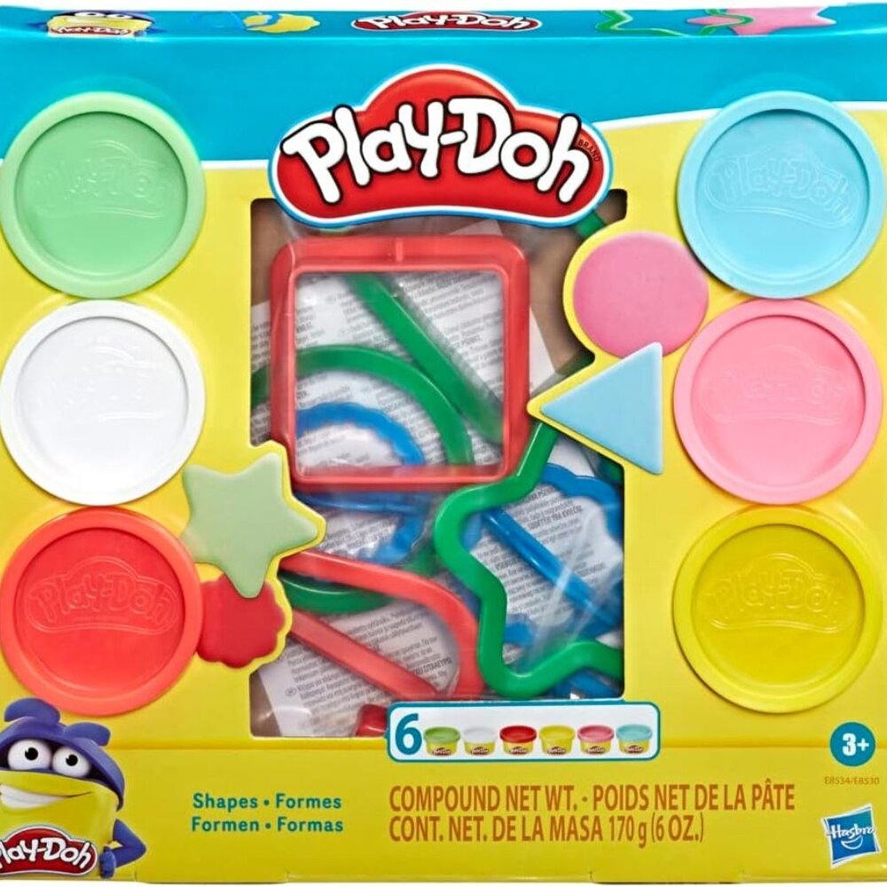 Play-Doh Fundamentals Shapes Stampers Tool Set  New in Box  Age 3+